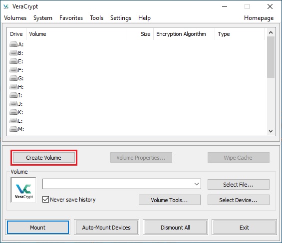 O VeraCrypt é um software de encriptação que protege os teus dados através de algoritmos avançados.