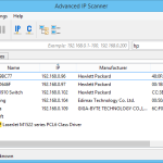 Advanced IP Scanner, escaneamento de rede, gerenciamento de IP